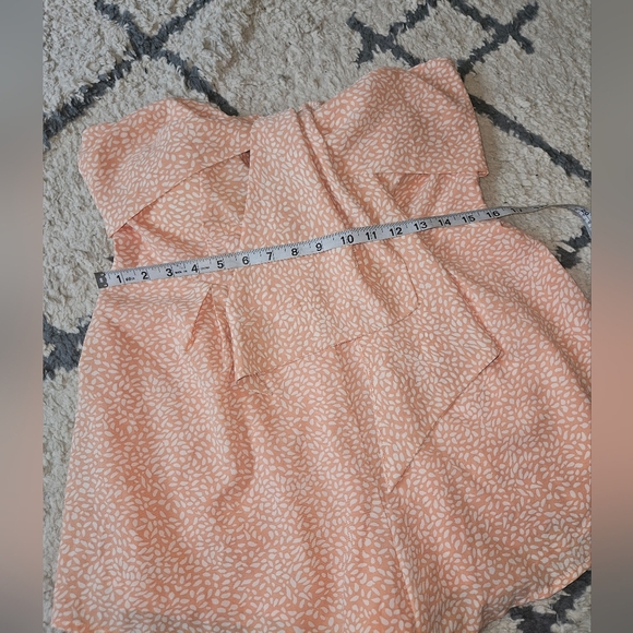 Pink Lily Following A Daydream Shorts Romper Large - Picture 4 of 6